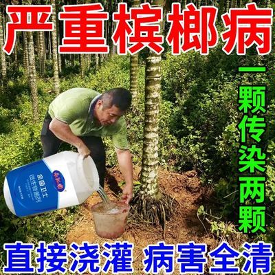 槟榔病全治细菌性条斑烂心药黄化病炭疽果腐褐根芽腐病通用杀菌剂