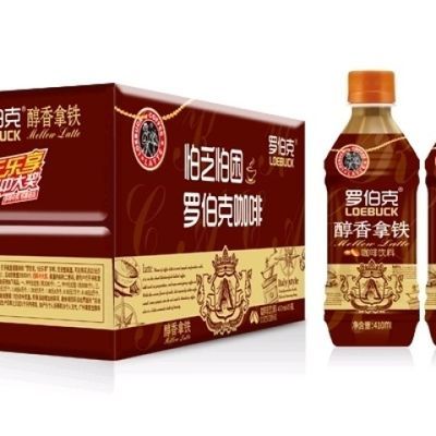 罗伯克醇香咖啡兑奖410生椰ml口感铁丝滑拿铁浓缩熬夜饮品