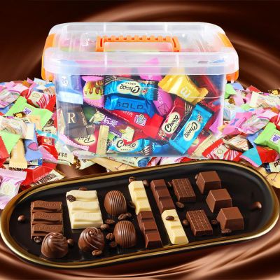 巧克力混合混装巧克力组合年货节糖果散装整箱