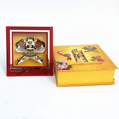 潍坊风筝工艺品礼盒特产镜框传统沙燕观赏镜框摆件出国纪念品礼物