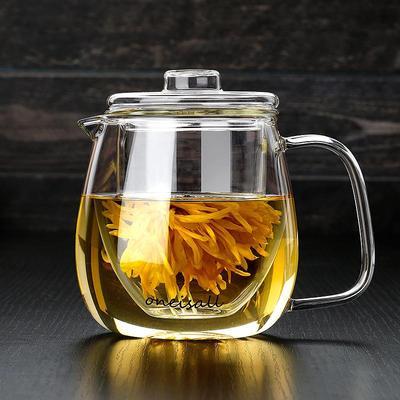 玻璃泡茶壶茶水分离耐高温煮茶器烧水茶具套装家用红茶杯过滤单壶