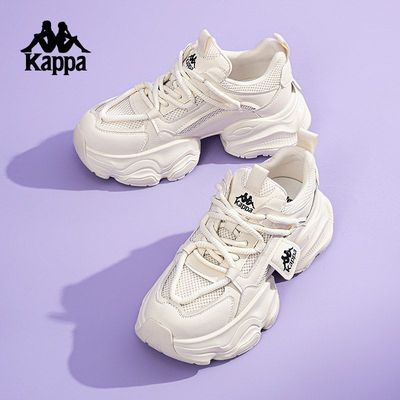 Kappa卡帕增高老爹鞋女款2024夏季新款百搭ins爆款厚