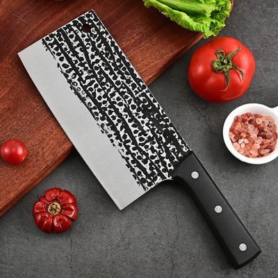 菜刀锻打厨房家用手工锋利两用专用切菜刀不锈钢切片刀具厨师骨刀