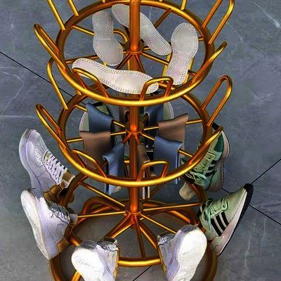 简约360度旋转晾鞋架旋转式可移动室外阳台晒鞋收纳架置物晒鞋