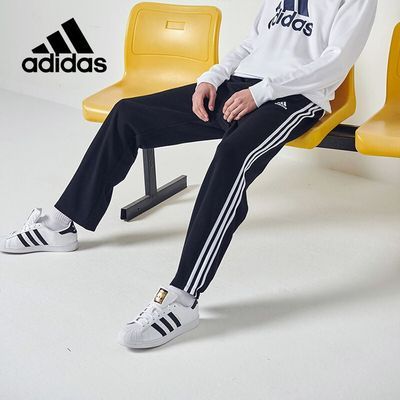 adidas阿迪达斯裤子男春季运动收腿裤户外健身运动直筒裤女TR30PR