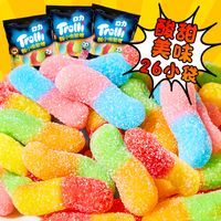 【26小袋】德国口力Trolli网红酸沙虫软糖儿童零食新年果汁软糖
