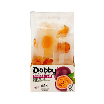 dobby哆比果汁软糖葡萄水蜜桃椰浆芒果旅行青蛙糖果休闲独立包装