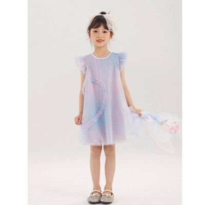 女童连衣裙2024夏装新款洋气童儿童装儿童公主小女孩夏季裙子