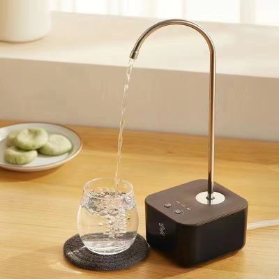 鸣盏USB可充电上水器桶装水自动上水泵烧水抽水器水桶茶壶MZ-037