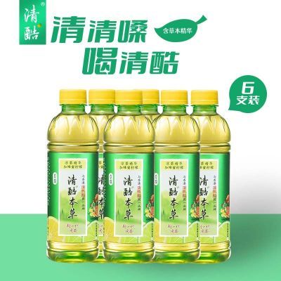 清酷凉茶柠檬茶350ml*6支蜂蜜草本植物饮料批发特价清热正