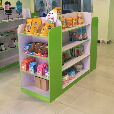 药店货架新款母婴店货架孕婴奶粉展示柜木质化妆品中岛柜玩具宠物