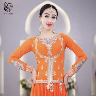E3951新疆新款维吾尔族舞蹈演出服演出服装民族网红修身刺绣马甲