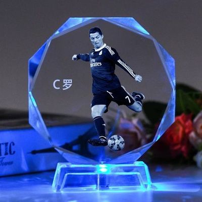 足球球星球迷纪念品模型梅西内马尔C罗手办男朋友生日礼物送同学