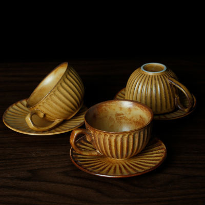 微瑕咖啡杯陶瓷早餐欧式复古ins高颜值精致杯子家用茶杯套装