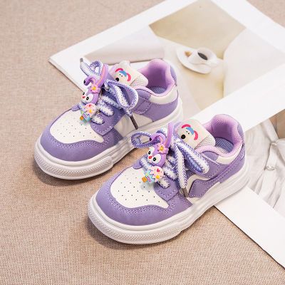 女童鞋子宝宝鞋儿童运动鞋男童鞋子2024春季新款草莓熊小童板鞋潮