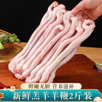 精品羊鞭国产羊鞭新鲜速冻商用烧烤清真食材多斤装羊枪新鲜羊鞭