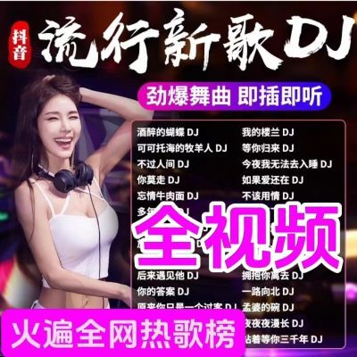 2024流行新歌DJ音乐车载u盘热门网络情歌dj抖音嗨曲MP3/4通用优盘