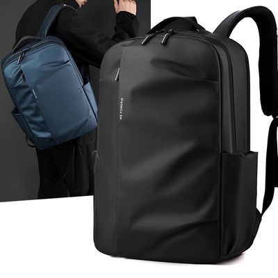 双肩包男士休闲旅行大容量电脑包商务电脑背包初中高中大学生书包