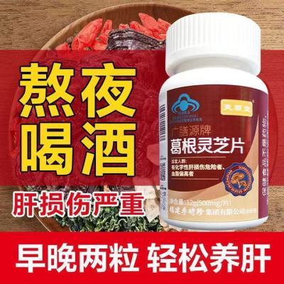 李时珍护肝片正品葛根灵芝片护肝损喝酒伤肝护肝片养肝口苦排毒