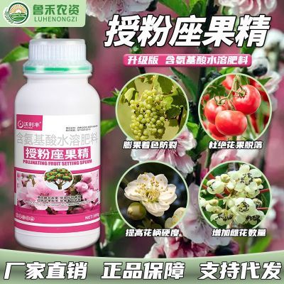 正品授粉座果精坐果灵防落素叶面肥专用瓜果蔬菜果树保花素保果素