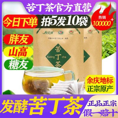 贵州余庆发酵小叶苦丁茶正品优质野生苦茶叶茶正品苦丁茶