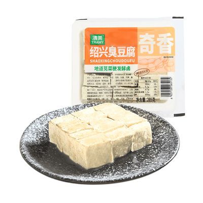 清美绍兴臭豆腐285g新鲜半成品生胚家用包浆盒装豆制品商用上海