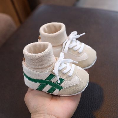 春秋新款婴儿鞋男女宝宝0一1岁宝宝鞋袜一体不掉跟保暖运动学步鞋