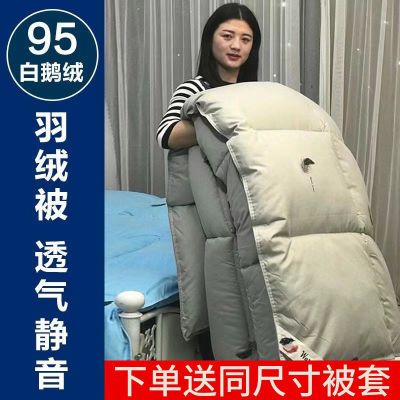 正品羽绒被100白鹅绒四季被子单双人被芯空调被保暖冬被春秋被