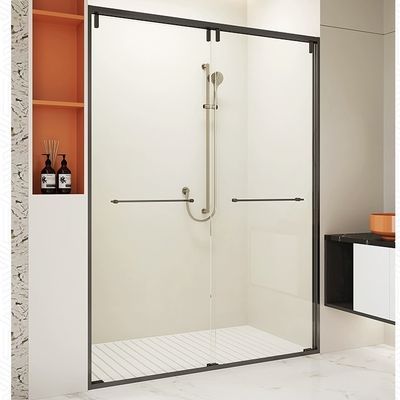 一字型淋浴房极窄玻璃隔断浴室家用卫生间洗澡间干湿分离屏风定制
