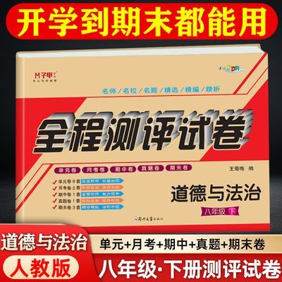 人教道德与法治八年级试卷下册单元月考期中期末八下政治教辅资料