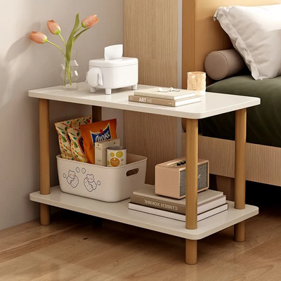 简约床头柜小型储物桌简易小桌子出租屋租房茶几家用夹缝桌子超窄