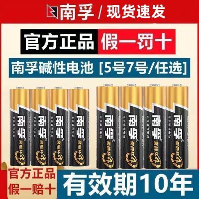 南孚正品5号电池7号碱性电池玩具遥控器AA五号七号AAA批发