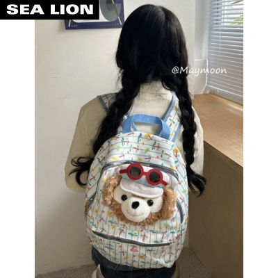 SEA LION超火达菲双肩包可爱卡通雪莉玫玩偶书包jk学生