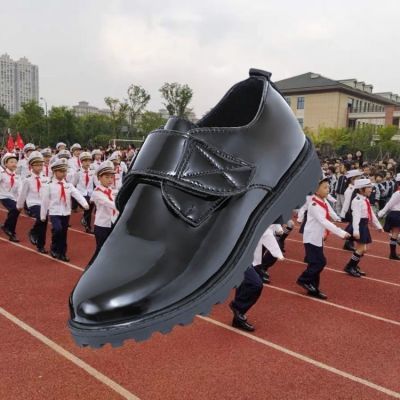 2024新款男女童皮鞋演出鞋防滑软底真皮鞋中小学生校园专用透