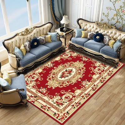 复古欧式地毯客厅地垫沙发茶几家用波斯藏式民族卧室床边满铺定制