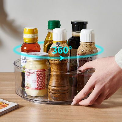 旋转调料置物架收纳盒家用品厨房台面多功能盐酱油瓶罐调味料神器