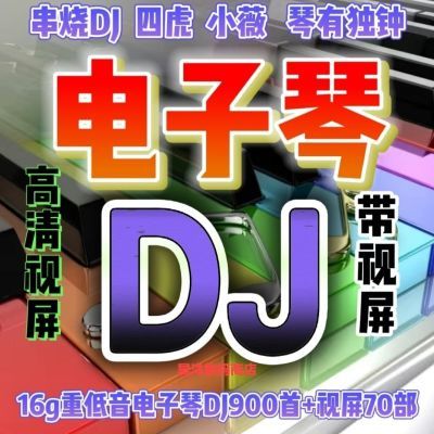 精选网红演奏重低音dj纯音乐电子琴车载音乐u盘经典流行mp3