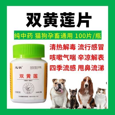 兽用双黄莲连犬猫宠物感冒狗狗发烧咳嗽喷嚏鼻涕鼻塞食欲不振温热