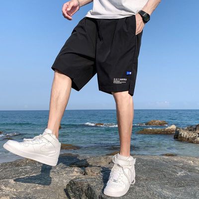 短裤男2024夏季新款直筒宽松五分裤运动大码透气休闲速干沙滩