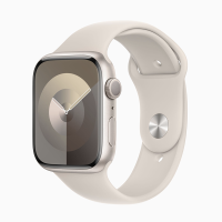 苹果/Apple Watch S9 GPS 铝金属表壳45mm【星光色】智能运动手表【10天内发货】