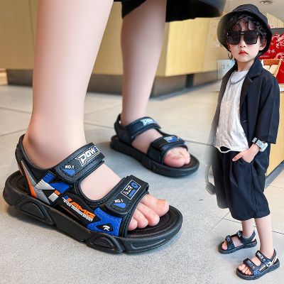 2024新款男童凉鞋夏季儿童沙滩鞋中小童运动凉鞋小男孩防滑软