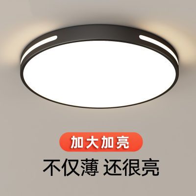 led家用清新主卧室阳台过道房间灯灯吸顶灯新款简约客厅灯圆底盘