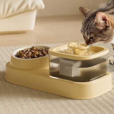 猫咪饮水机自动循环恒温加热宠物饮水过滤流动不湿嘴静音喝水神器