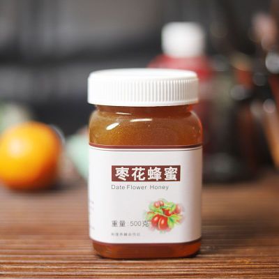枣花蜂蜜纯正天然土蜂蜜正宗蜂蜜农家自产大枣蜂蜜一斤瓶装无添加
