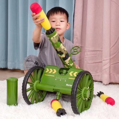 儿童玩具男孩绝地迫击炮火箭炮软弹导弹掷弹炮枪可发射玩具枪礼物