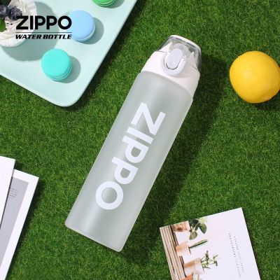 Zippo吸管杯随手杯tritan塑料杯高颜值运动水杯子大容量户外水壶