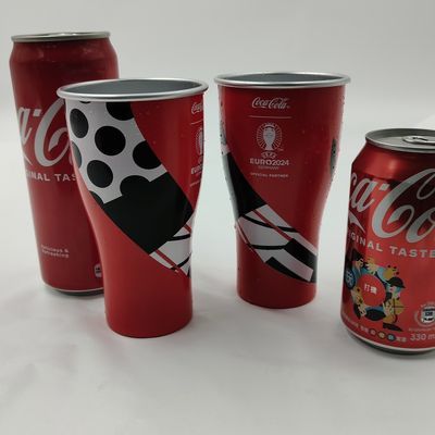 新品限量版奥运会联名可口可乐铝杯啤酒杯金属杯网红冷饮德国进口
