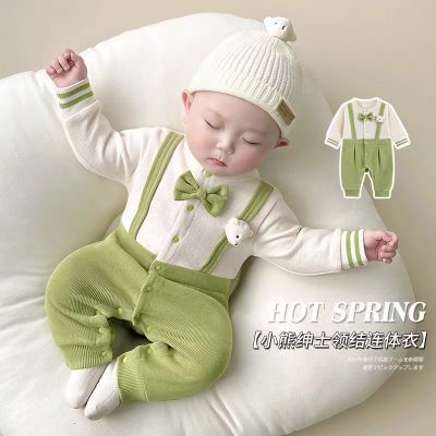 宝宝衣服超萌可爱洋气新生婴儿连体衣哈衣爬服婴幼儿百天满月春装