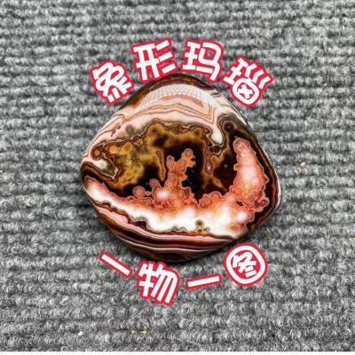 天然马达加斯加缠丝玛瑙玉髓原石手把件蚕丝玛瑙摆件工艺百搭爆款