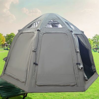 领途者球形户外露营充气帐篷观景一室一厅防雨透气防蚊过夜装备